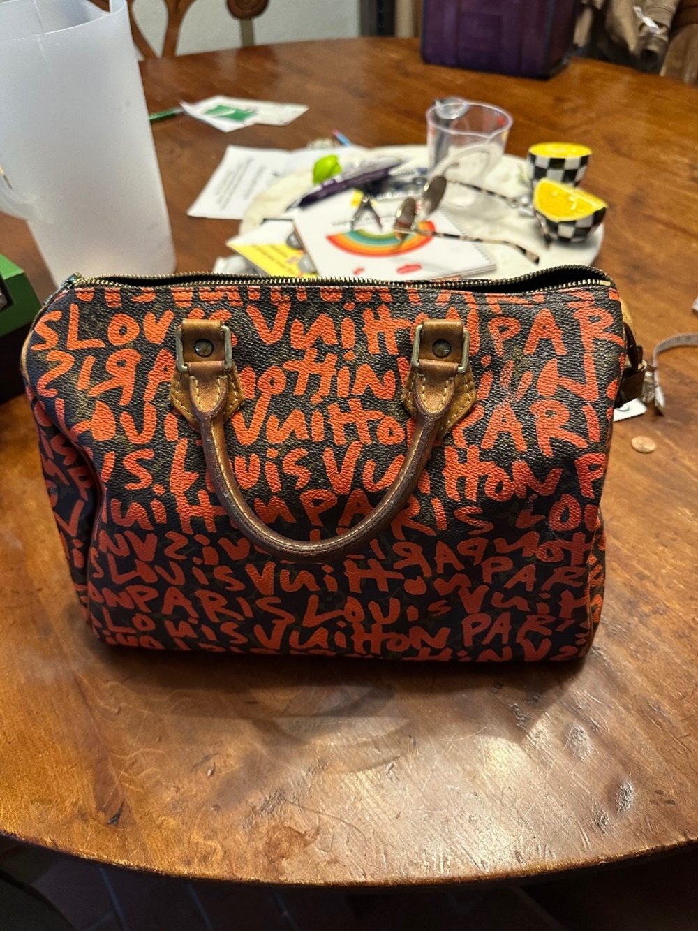 Louis Vuitton Graffiti Speedy bag